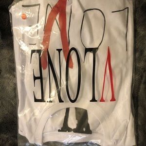 Vlone friends love White & Red crew